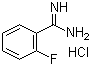 structure of CAS# 57075-81-7, 2-Fluorobenzamidine hydrochloride;2-Fluorobenzenecarboximidamide hydrochloride