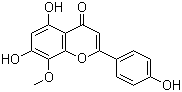 4'-Hydroxywogonin molecular structure (CAS 57096-02-3)