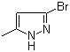 3-Bromo-5-methylpyrazole molecular structure (CAS 57097-81-1)