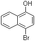 4-溴-1-萘酚分子结构 (CAS 571-57-3)