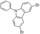 3,6-Dibromo-9-phenylcarbazole molecular structure (CAS 57103-20-5)