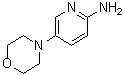 结构式 CAS# 571189-78-1, 5-(吗啉-4-基)吡啶-2-胺