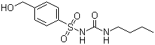 4-羟基甲苯磺丁脲分子结构 (CAS 5719-85-7)