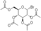 2,3,4,6-四乙酰氧基-alpha-D-吡喃葡萄糖溴化物分子结构 (CAS 572-09-8)