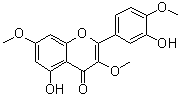5,3'-二羟基-3,7,4'-三甲氧基黄酮分子结构 (CAS 572-32-7)