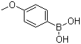 structure of CAS# 5720-07-0, 4-Methoxyphenylboronic acid;p-Anisylboronic acid; p-Methoxybenzeneboronic acid