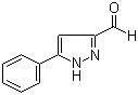 structure of CAS# 57204-65-6, 5-Phenyl-1H-pyrazole-3-carbaldehyde