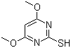 2-Mercapto-4,6-dimethoxypyrimidine molecular structure (CAS 57235-35-5)