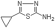 5-Cyclopropyl[1,3,4]thiadiazol-2-ylamine molecular structure (CAS 57235-50-4)
