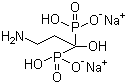 Pamidronate disodium salt molecular structure (CAS 57248-88-1)