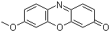 结构式 CAS# 5725-89-3, 甲氧基试卤灵; 试卤灵甲醚; 7-甲氧基-3H-吩恶嗪-3-酮
