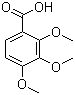 2,3,4-三甲氧基苯甲酸分子结构 (CAS 573-11-5)