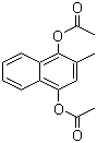 Menadiol diacetate molecular structure (CAS 573-20-6)