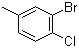 3-Bromo-4-chlorotoluene molecular structure (CAS 57310-39-1)