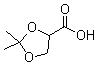 2,2-Dimethyl-1,3-dioxolane-4-carboxylic acid molecular structure (CAS 5736-06-1)