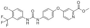 Sorafenib Carboxylic Acid Methyl Ester molecular structure (CAS 573673-43-5)