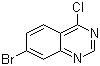 结构式 CAS# 573675-55-5, 7-溴-4-氯喹唑啉