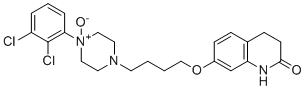 structure of CAS# 573691-11-9, Aripiprazole N4-Oxide;7-[4-[4-(2,3-dichlorophenyl)-4-oxidopiperazin-4-ium-1-yl]butoxy]-3,4-dihydro-1H-quinolin-2-one