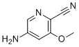 5-Amino-3-methoxypicolinonitrile molecular structure (CAS 573762-39-7)