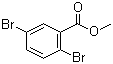 2,5-二溴苯甲酸甲酯分子结构 (CAS 57381-43-8)