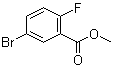 结构式 CAS# 57381-59-6, 5-溴-2-氟苯甲酸甲酯