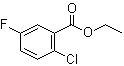 2-氯-5-氟苯甲酸乙酯分子结构 (CAS 57381-63-2)