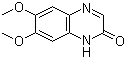 6,7-Dimethoxyquinoxalin-2(1H)-one molecular structure (CAS 5739-98-0)