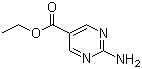 structure of CAS# 57401-76-0, 2-Amino-5-pyrimidinecarboxylic acid ethyl ester;5-Carbethoxy-2-pyrimidinamine; Ethyl 2-amino-5-pyrimidinecarboxylate; NSC 165511