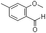 structure of CAS# 57415-35-7, 2-Methoxy-4-methylbenzaldehyde;4-Methyl-6-methoxybenzaldehyde