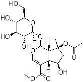 8-O-Acetylshanzhiside methyl ester molecular structure (CAS 57420-46-9)