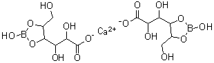 Calcium borogluconate molecular structure (CAS 5743-34-0)