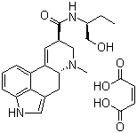 structure of CAS# 57432-61-8, Methylergonovine maleate salt;9,10-Didehydro-N-[(S)-1-(hydroxymethyl)propyl]-6-methylergoline-8beta-carboxamide maleate salt