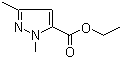 Ethyl 1,3-dimethylpyrazole-5-carboxylate molecular structure (CAS 5744-40-1)