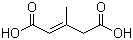 3-甲基戊烯二酸分子结构 (CAS 5746-90-7)