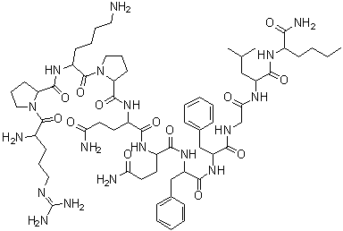 11-L-Norleucinamidesubstance P molecular structure (CAS 57462-42-7)