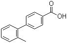 2'-Methylbiphenyl-4-carboxylic acid molecular structure (CAS 5748-43-6)