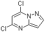 5,7-Dichloropyrazolo[1,5-a]pyrimidine molecular structure (CAS 57489-77-7)