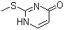 structure of CAS# 5751-20-2, 2-Methylthio-4-pyrimidinol ;2-(Methylthio)-4(1H)-pyrimidinone; 2-(Methylthio)-1H-pyrimidin-4-one