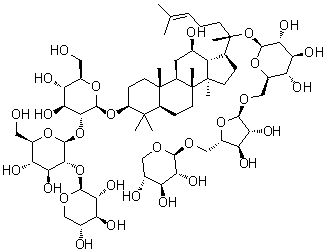 Notoginsenoside S molecular structure (CAS 575446-95-6)