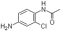 structure of CAS# 57556-49-7, N-(4-Amino-2-chlorophenyl)acetamide