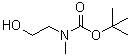 N-Methyl-N-(2-hydroxyethyl)carbamic acid tert-butyl ester molecular structure (CAS 57561-39-4)