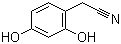 结构式 CAS# 57576-34-8, (2,4-二羟基苯基)乙腈