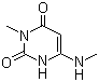 3-Methyl-6-methylaminouracil molecular structure (CAS 5759-63-7)