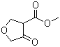 Methyl 4-oxotetrahydrofuran-3-carboxylate molecular structure (CAS 57595-23-0)