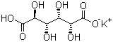 Potassium bisaccharate molecular structure (CAS 576-42-1)