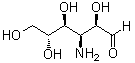 3-氨基-3-脱氧-D-葡萄糖分子结构 (CAS 576-44-3)
