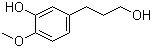 3-羟基-4-甲氧基苯丙醇分子结构 (CAS 57627-75-5)