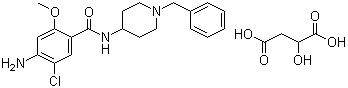 Clebopride malate molecular structure (CAS 57645-91-7)