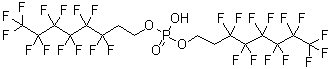 Bis[2-(perfluorohexyl)ethyl] phosphate molecular structure (CAS 57677-95-9)