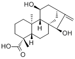 11,15-Dihydroxy-16-kauren-19-oic acid molecular structure (CAS 57719-76-3)